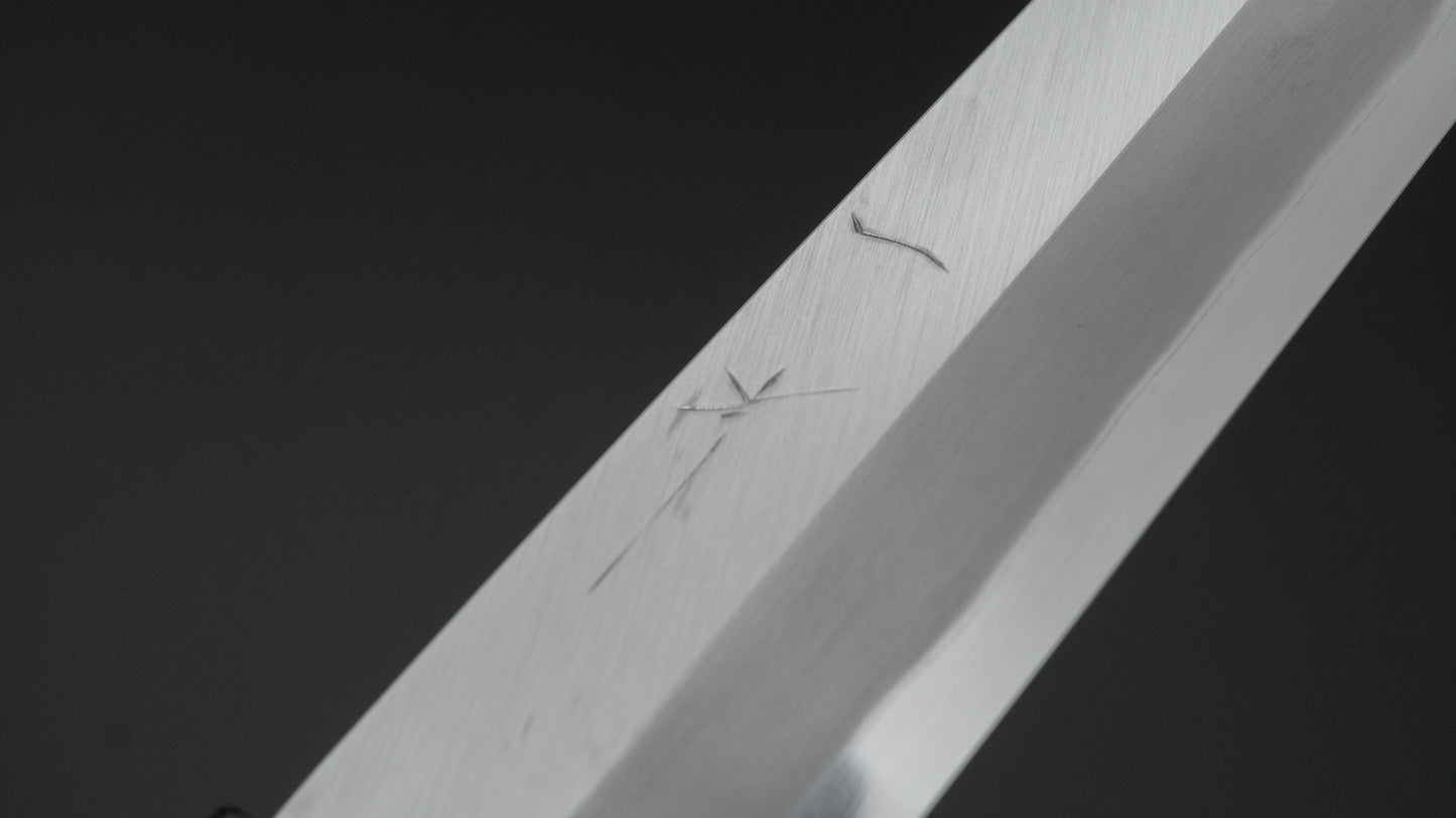 Hitohira Togashi White #2 Yanagiba 270mm Ho Wood Handle D-shape w/ Saya