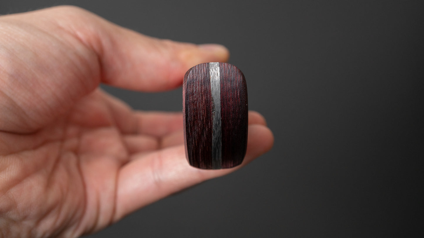 Kogetsu Wit #1 Santoku 180 mm wijnpakka-handvat 