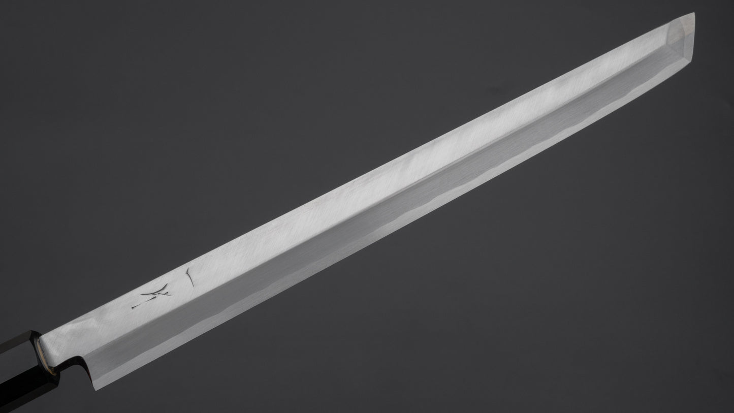 Hitohira Kikuchiyo Manzo Blue #2 Sakimaru Takobiki 270mm Ho Wood Handle (Saya)