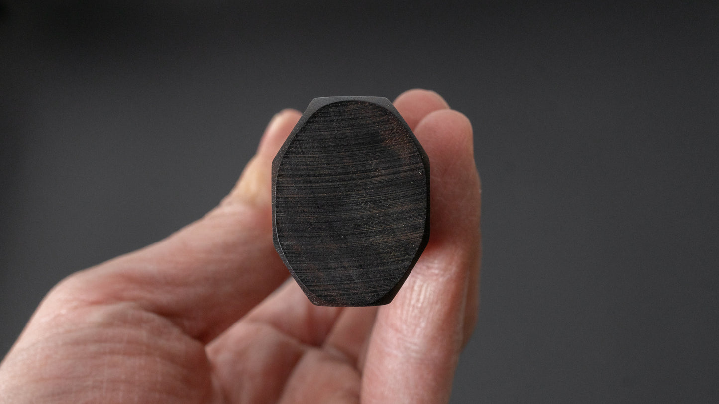 Tetsujin Blue #2 Metal Flow Gyuto 240mm Taihei Makassar Ebony Handle