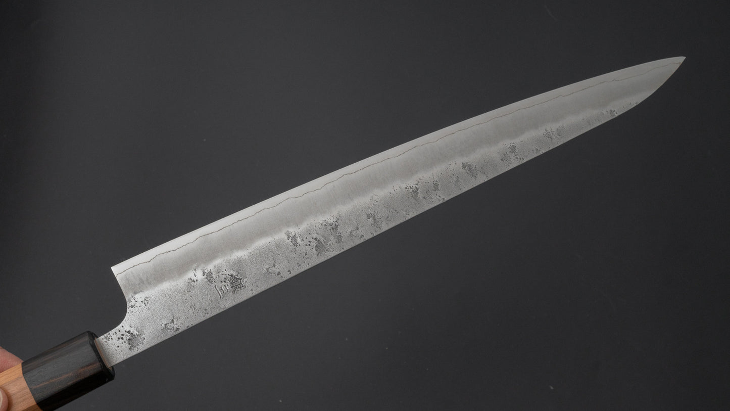 Hitohira Futana S3 Nashiji Sujihiki 270mm Cherry Wood Handle