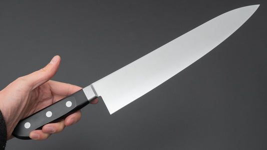 Hitohira Ashi Swedish Stainless Gyuto 270mm Pakka Handle