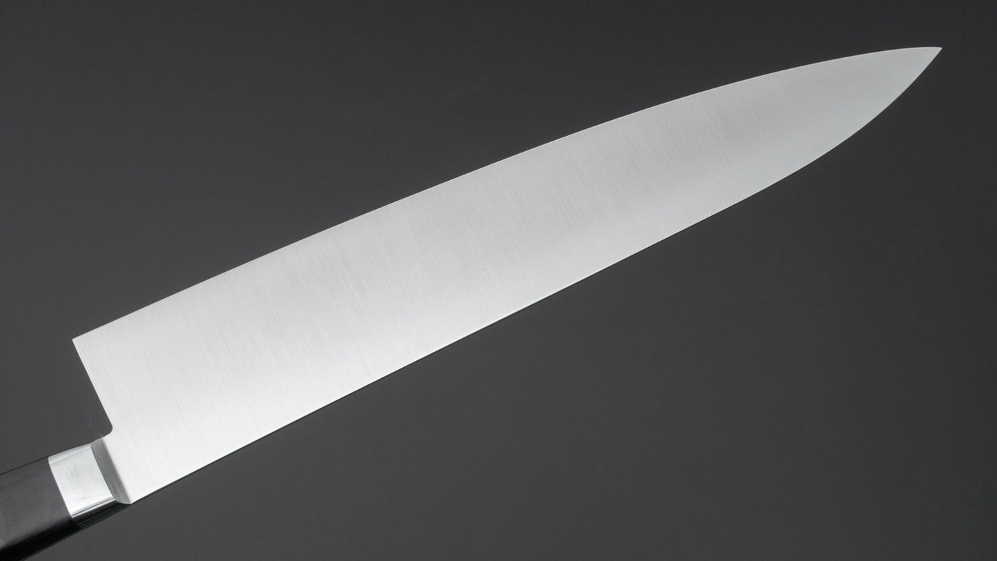 Hitohira Ashi Zweedse roestvrijstalen Gyuto 270 mm Pakka-handgreep