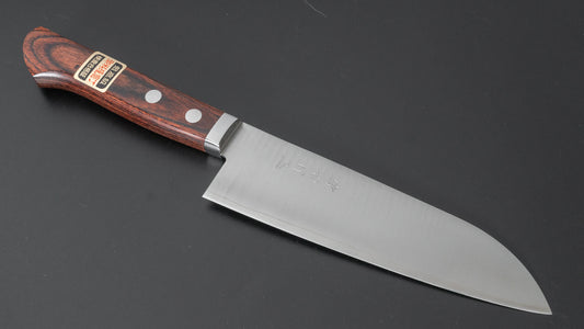 Hitohira Imojiya MZ VG-1 Santoku 145 mm imitatie mahoniehouten handvat