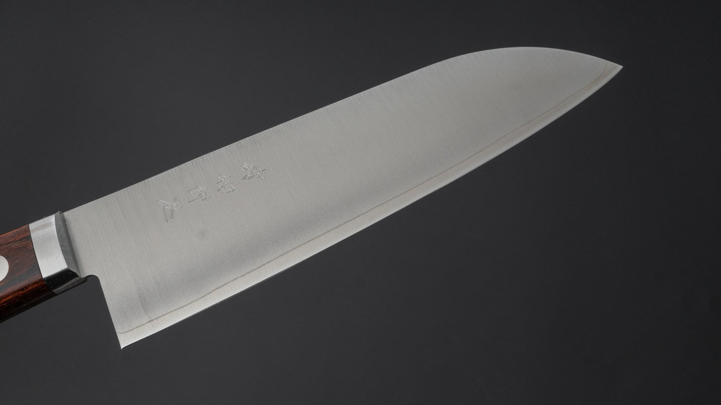 Hitohira Imojiya MZ VG-1 Santoku 145 mm imitatie mahoniehouten handvat