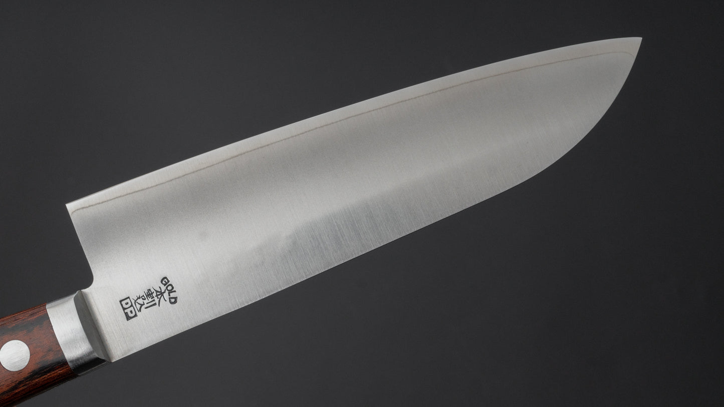 Hitohira Imojiya MZ VG-1 Santoku 145 mm imitatie mahoniehouten handvat