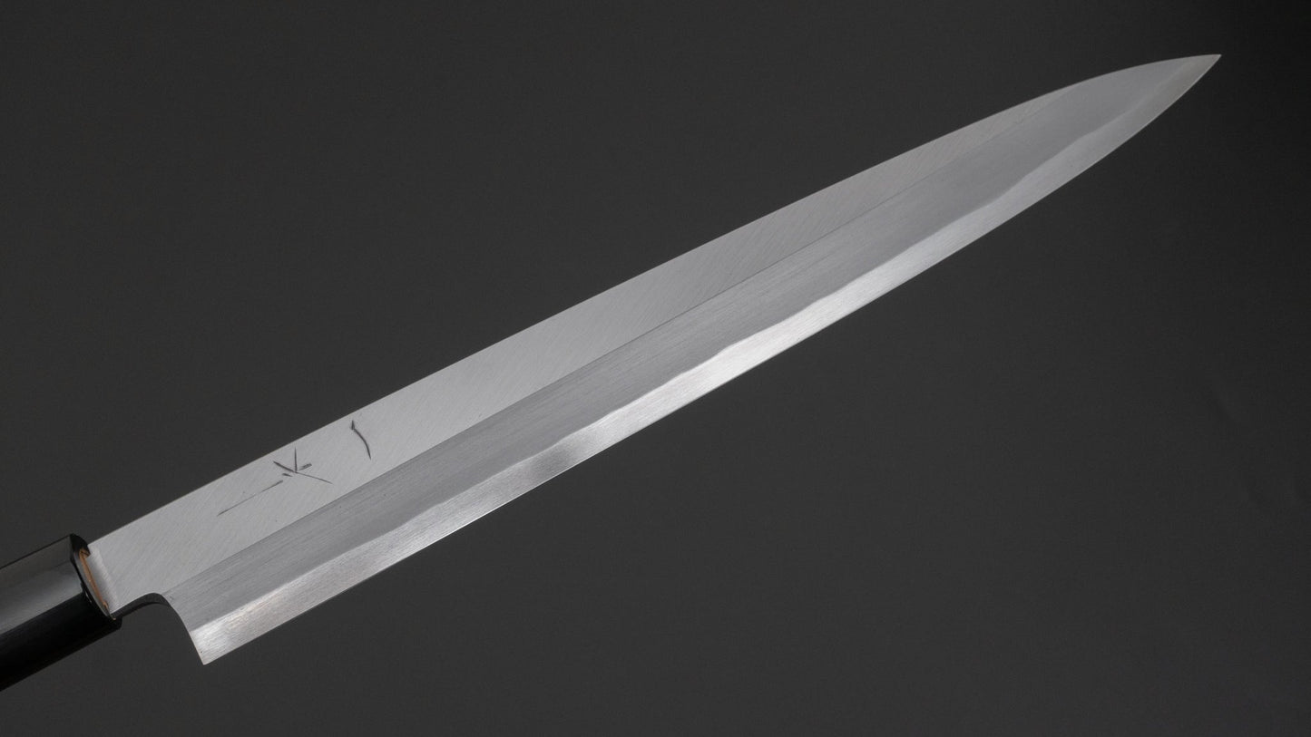 Hitohira Togashi White #2 Yanagiba 240mm Ho Wood Handle (D-Shape/ Saya)