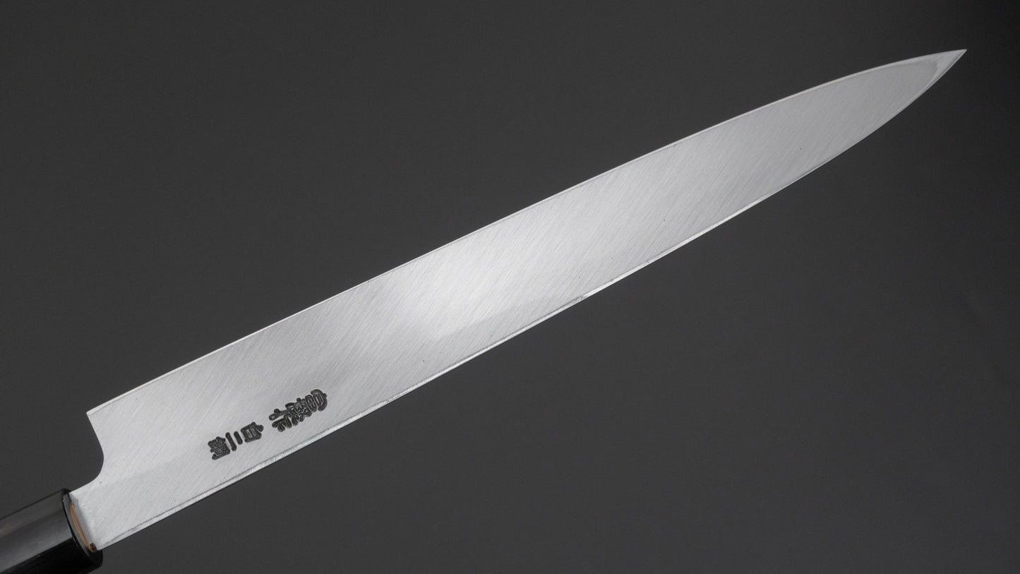 Hitohira Togashi White #2 Yanagiba 240mm Ho Wood Handle (D-Shape/ Saya)