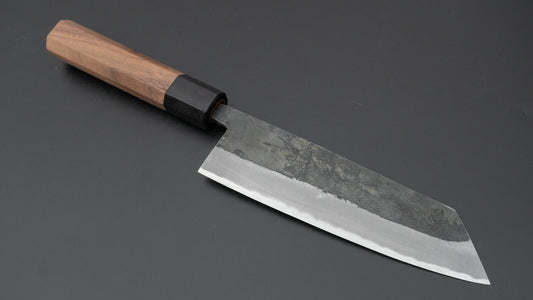 Hitohira Harima gesmeed blauw super roestvrij bekleed Bunka 165 mm walnoot handvat