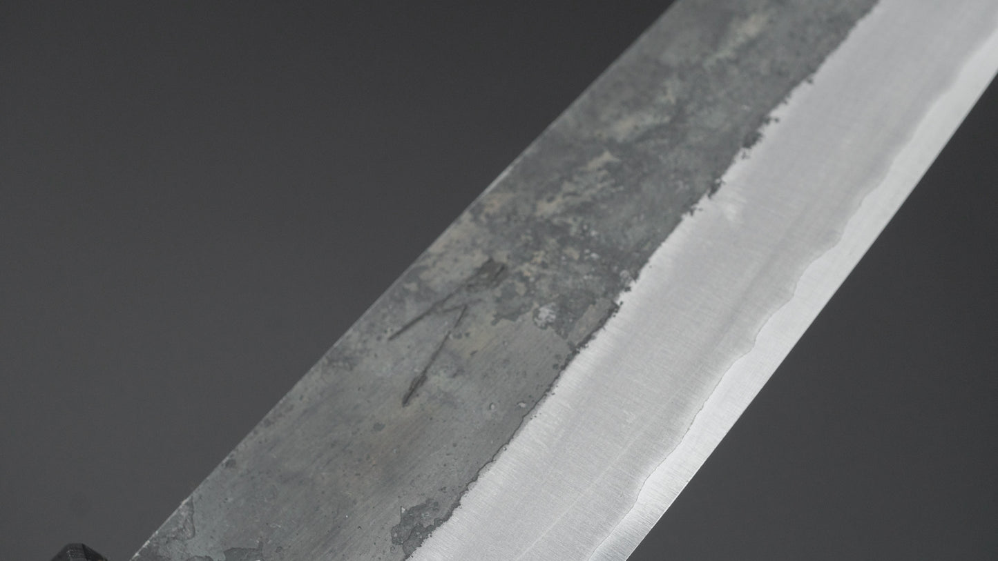 Hitohira Harima Forged Blue #2 Stainless Clad Bunka 165mm Walnut Handle