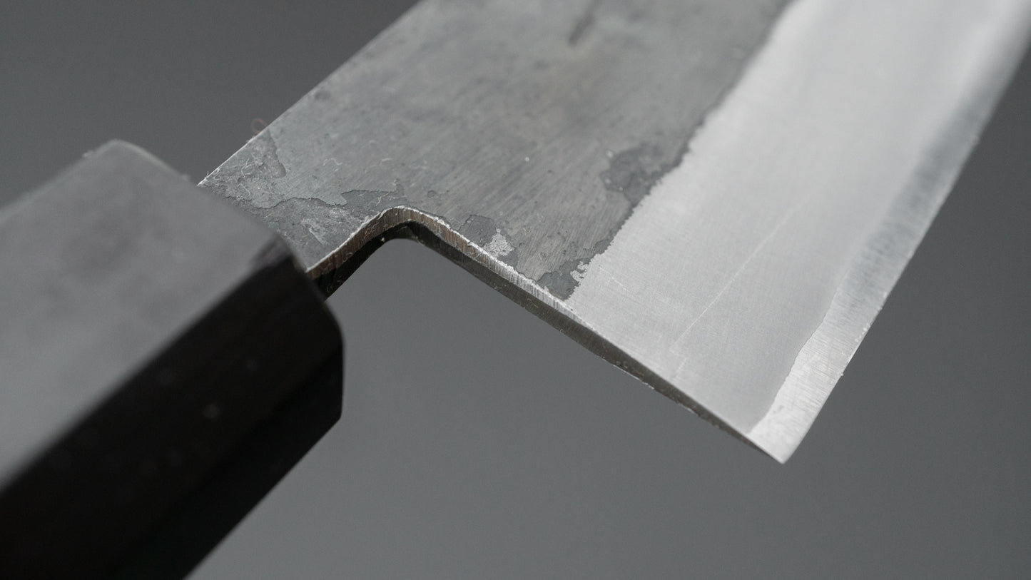 Hitohira Harima Forged Blue #2 Stainless Clad Bunka 165mm Walnut Handle