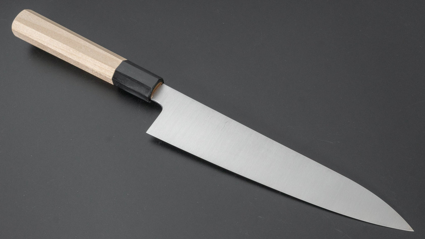 Hitohira Ashi White #2 Gyuto 210mm Ho Wood Handle