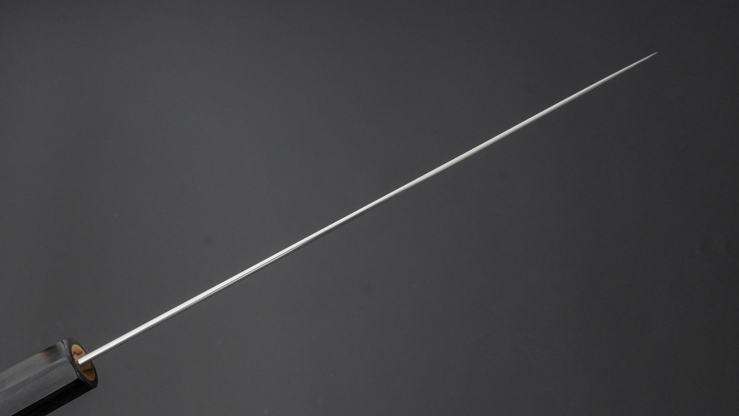 Hitohira Ashi Zweedse roestvrijstalen Gyuto 210 mm Ho-houten handgreep