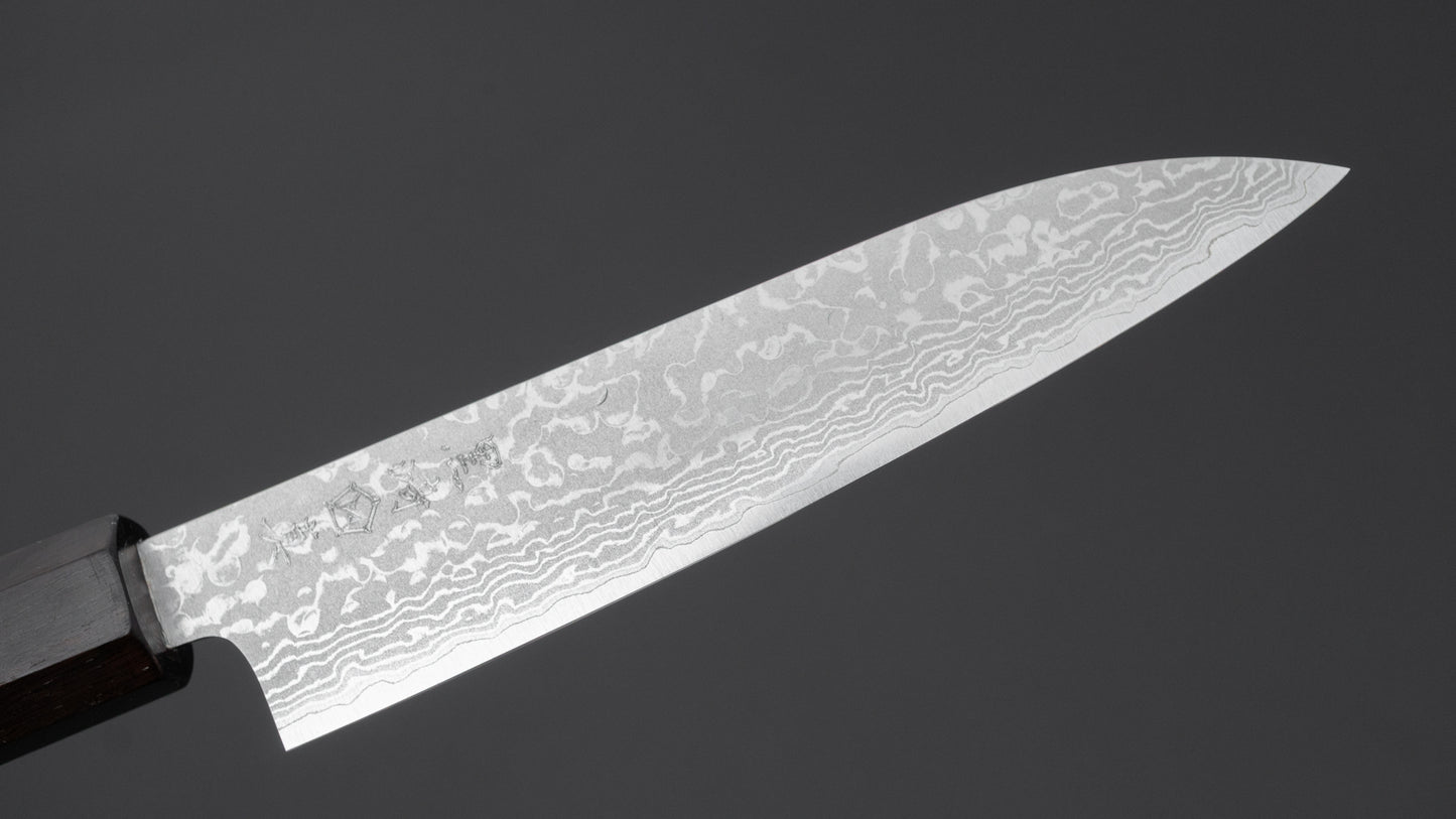 Makoto Kurosaki VG7 Damascus Petty 135mm Ebony Handle