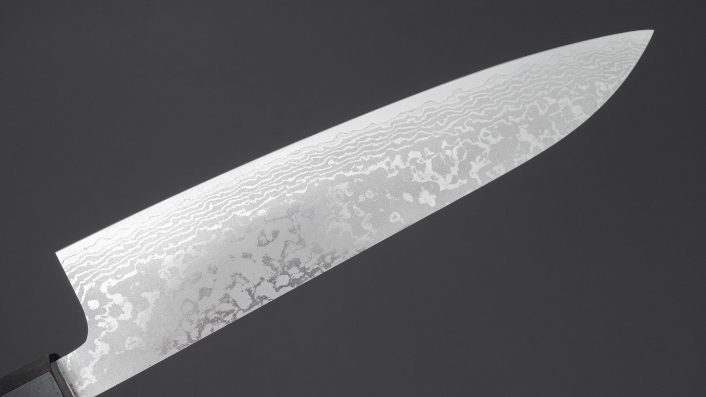 Makoto Kurosaki VG7 Damascus Gyuto 210mm Ebbenhouten Handvat