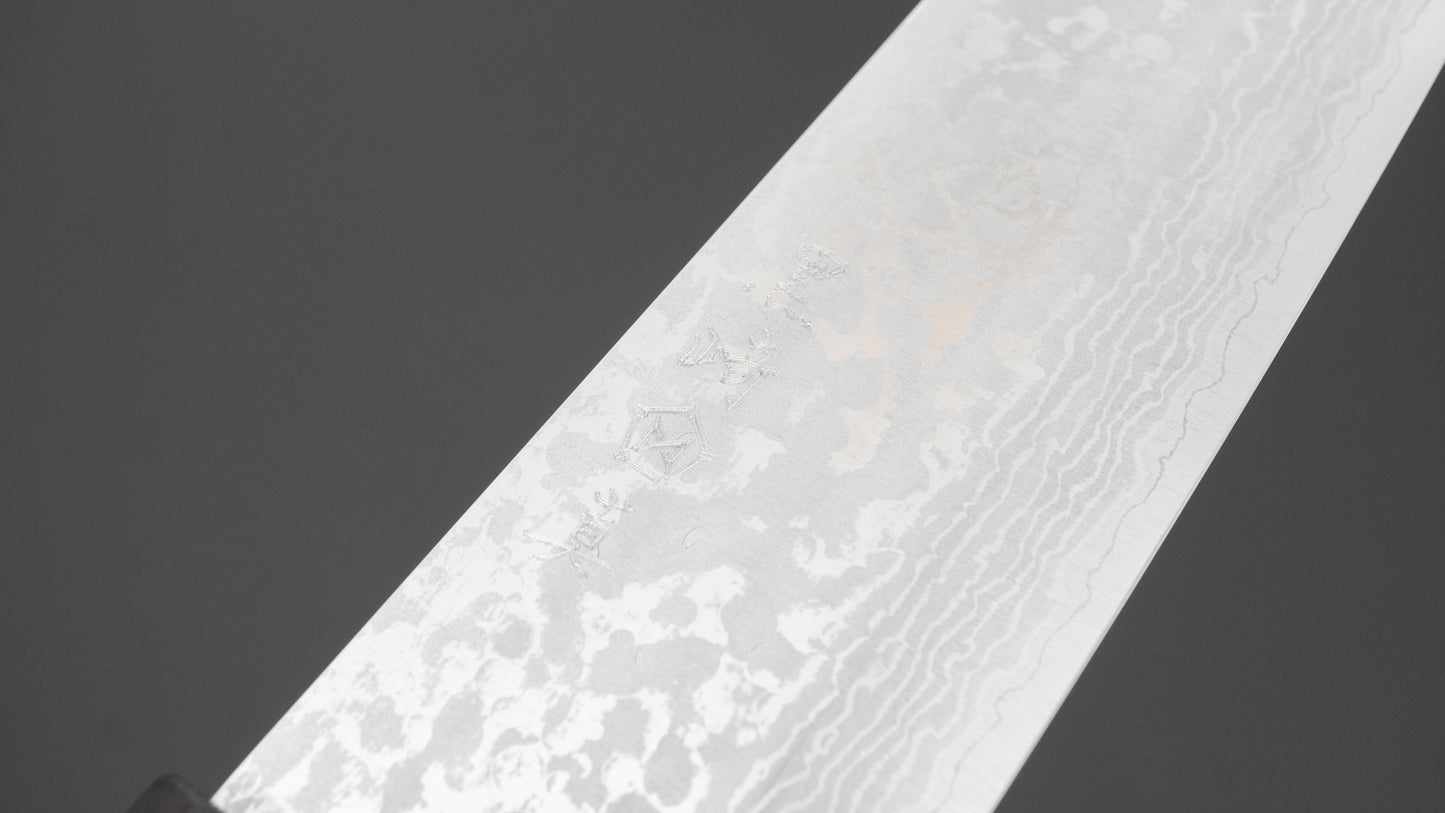Makoto Kurosaki VG7 Damascus Gyuto 210mm Ebbenhouten Handvat