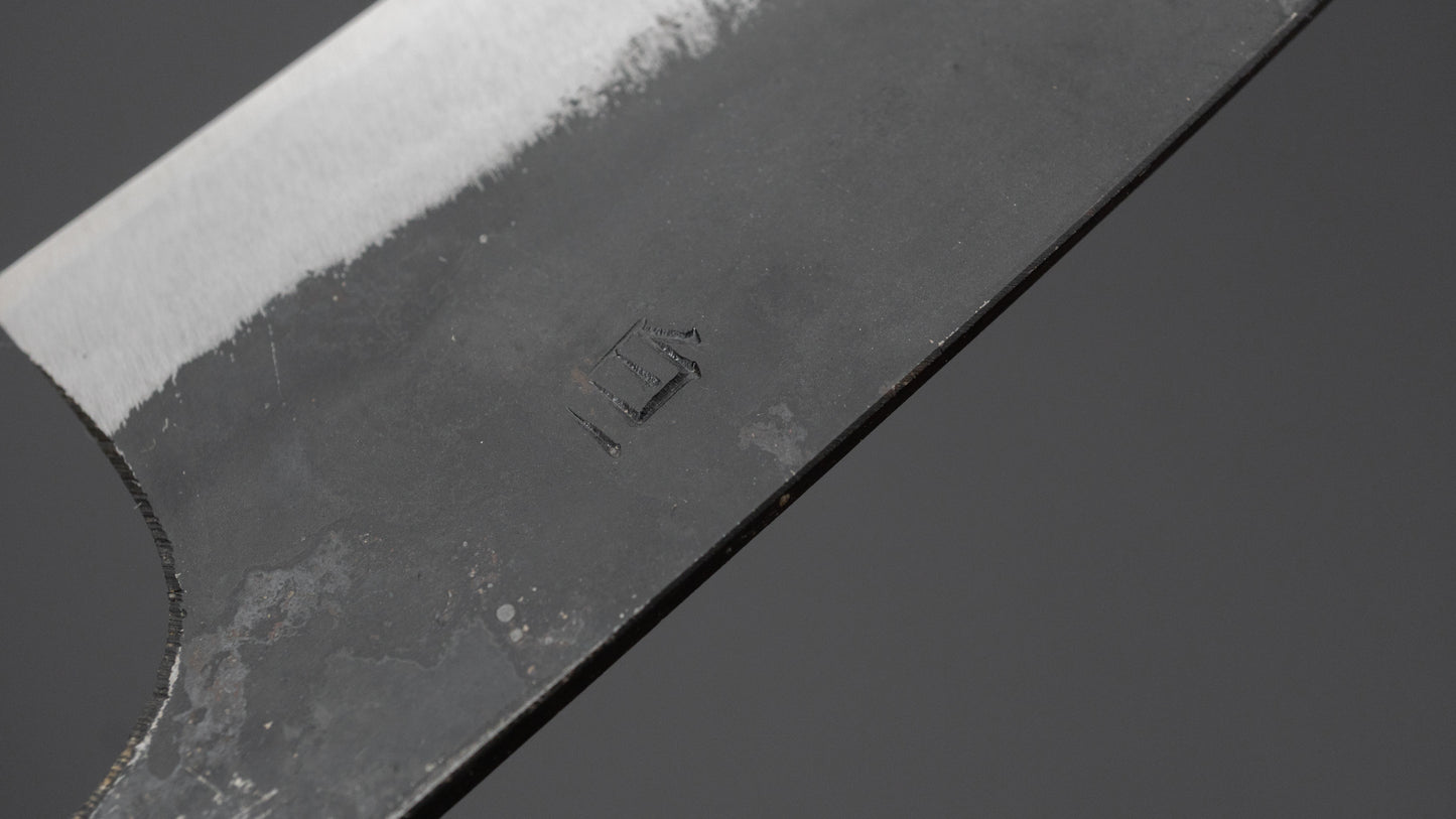 Hitohira Onihiro Wit #1 Santoku 135 mm Ho houten handvat (D-vorm)