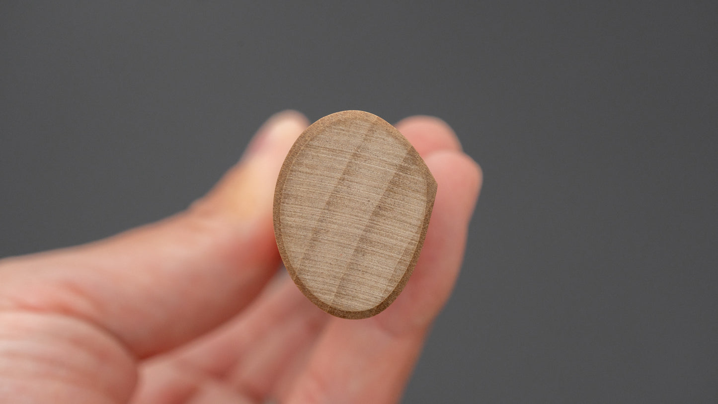 Hitohira Onihiro Wit #1 Santoku 135 mm Ho houten handvat (D-vorm)