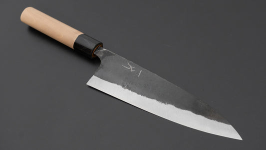 Hitohira Onihiro White #1 Gyuto 180mm Ho Wood Handle (D-Shape)