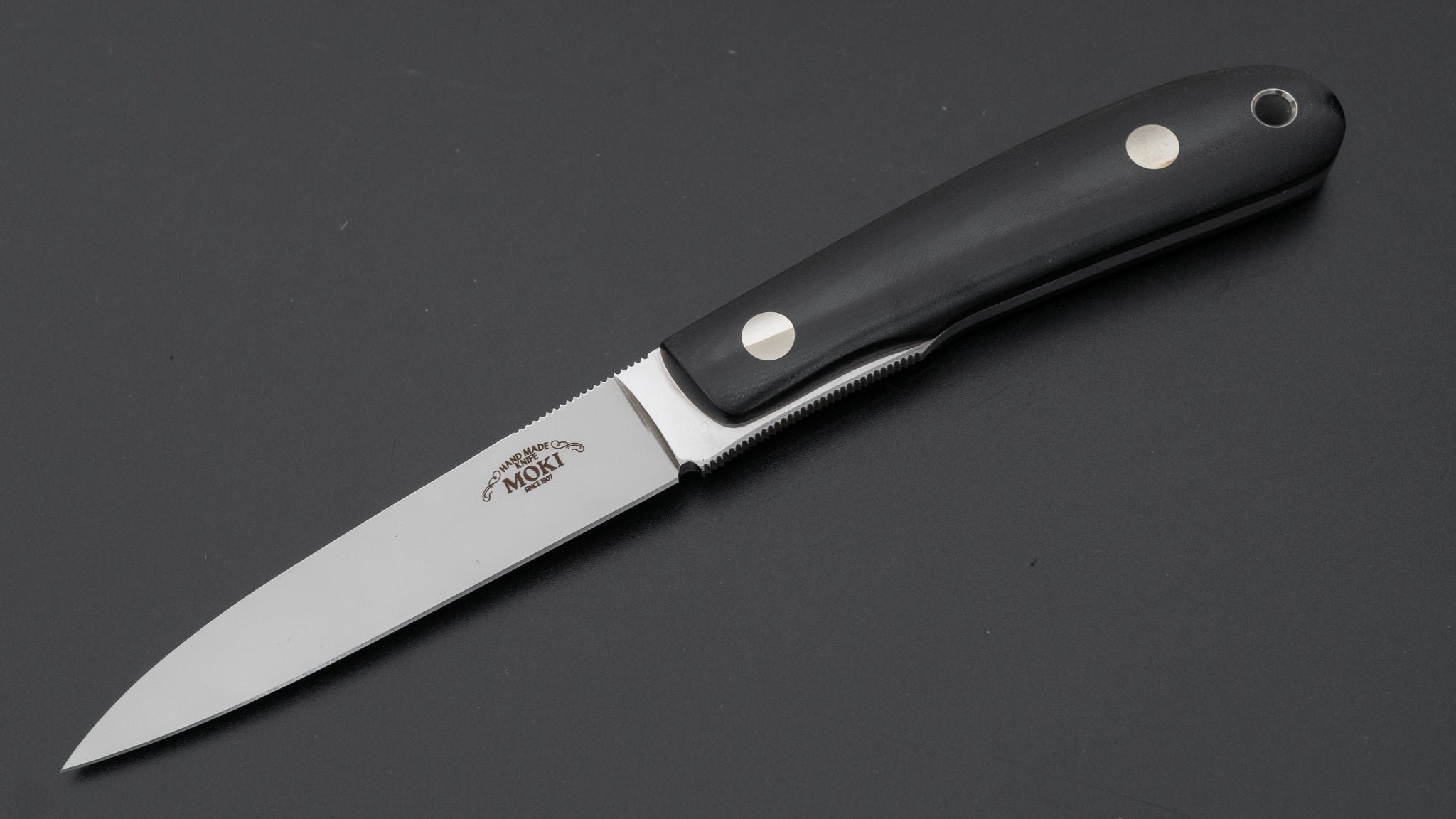 MOKI Banff Fixed Blade Linen Micarta Handle (Long) | – Karasu