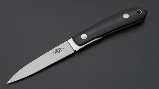 MOKI Banff Fixed Blade Linen Micarta Handle (Long)