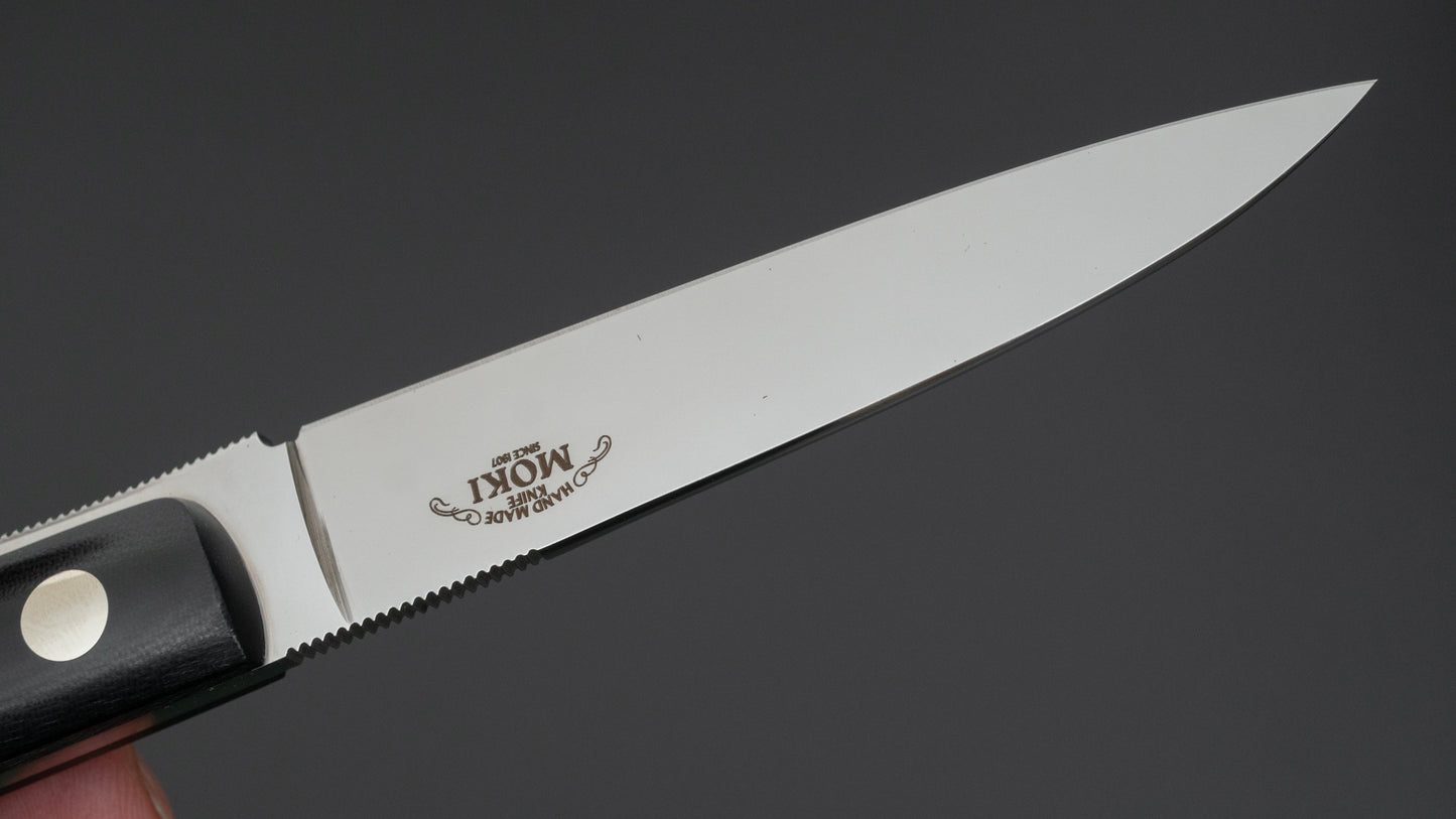 MOKI Banff Fixed Blade Linen Micarta Handle (Long)