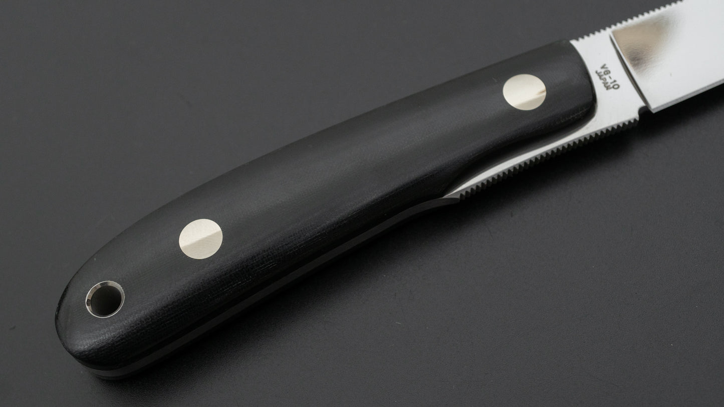 MOKI Banff Fixed Blade Linen Micarta Handle (Long)