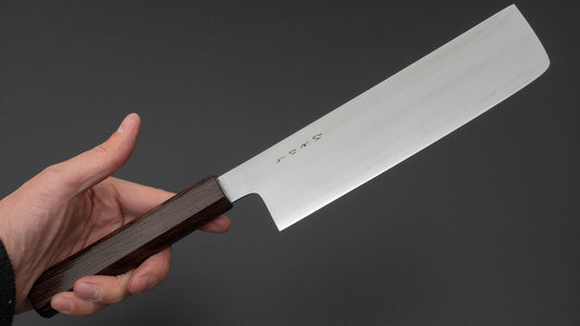 Hitohira KH Stainless Nakiri 180mm Wenge Handle