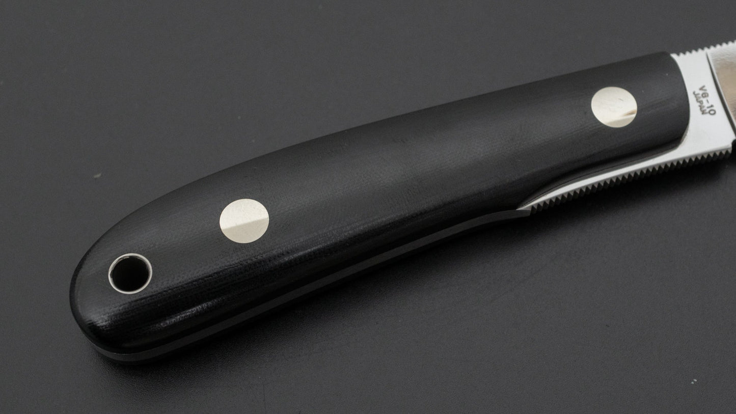 MOKI Banff Fixed Blade Linen Micarta Handle (Medium)