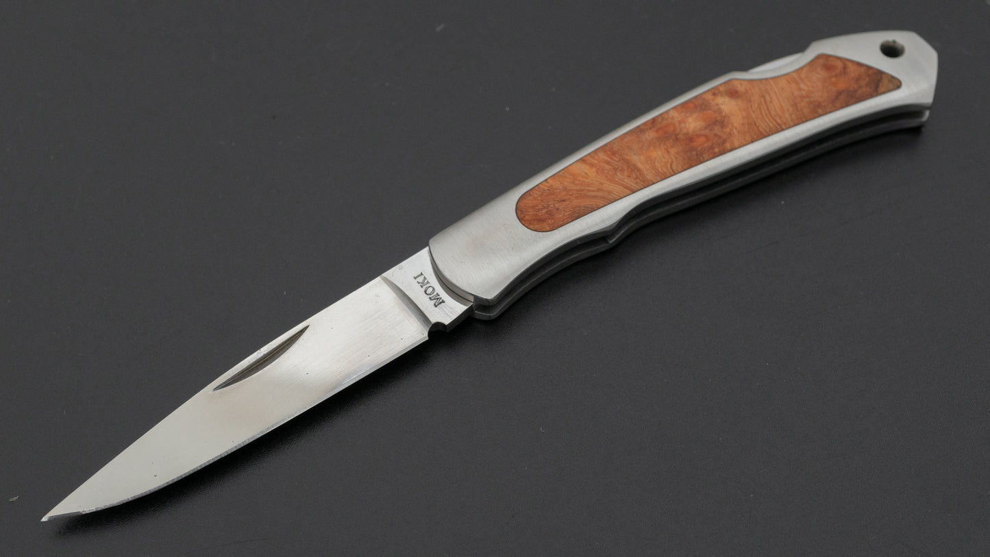 MOKI Kita Kitsune Folding Knife Quince Handle