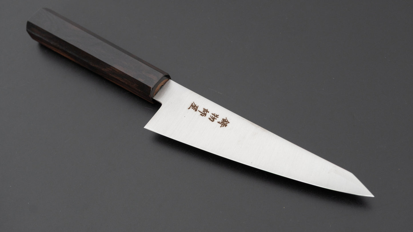 Hitohira Imojiya TH Stainless Honesuki Kaku 150mm Ebony Handle (Wa)