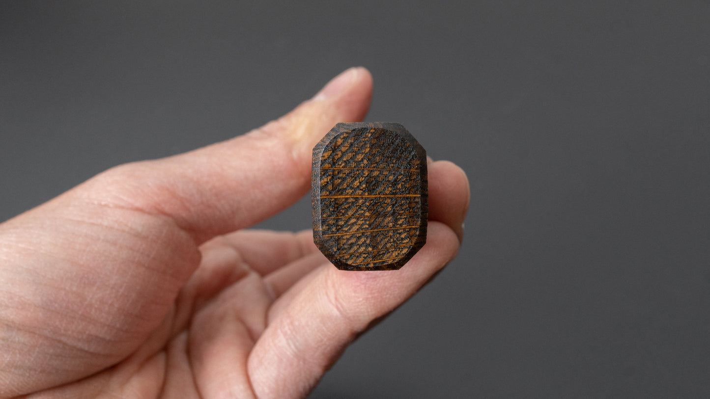 Hitohira KMT Lacquered Mono Oak Handle Dark (Petty)