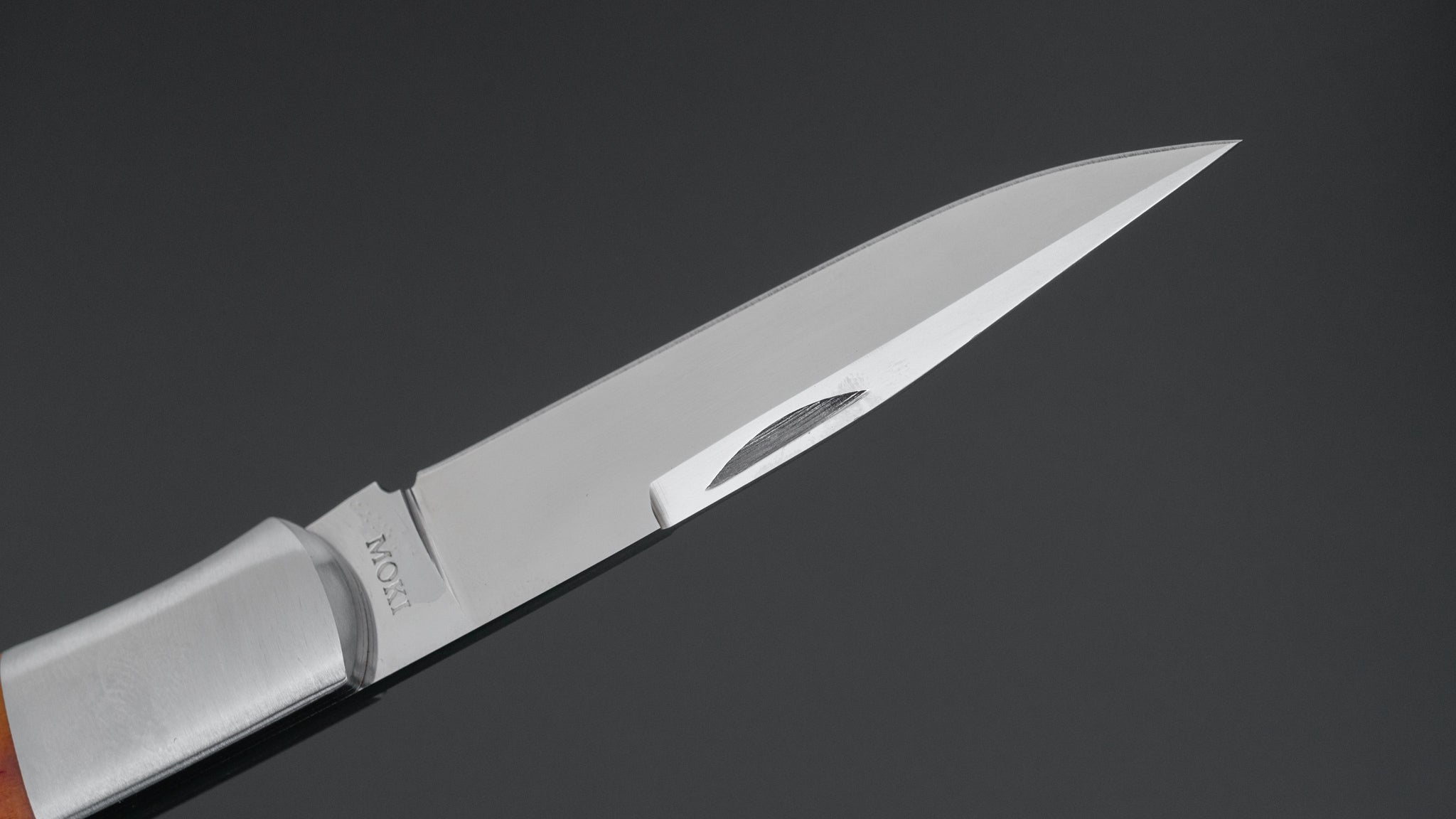 MOKI Kronos Folding Knife Large Stag Handle | – Karasu Japanese knives