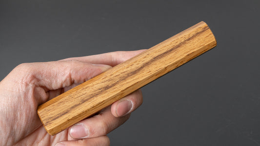 Hitohira KMT Lacquered Mono Oak Handle Natural (Gyuto/ Sujihiki L)