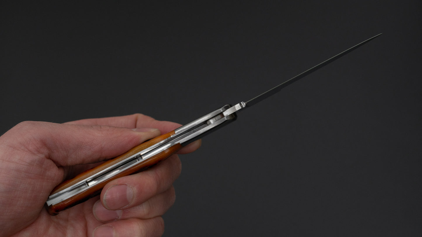 MOKI Kronos Folding Knife Large Stag Handle