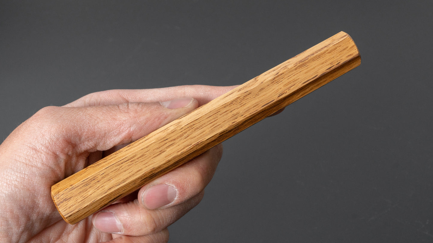 Hitohira KMT Lacquered Mono Oak Handle Natural (Gyuto/ Sujihiki L)