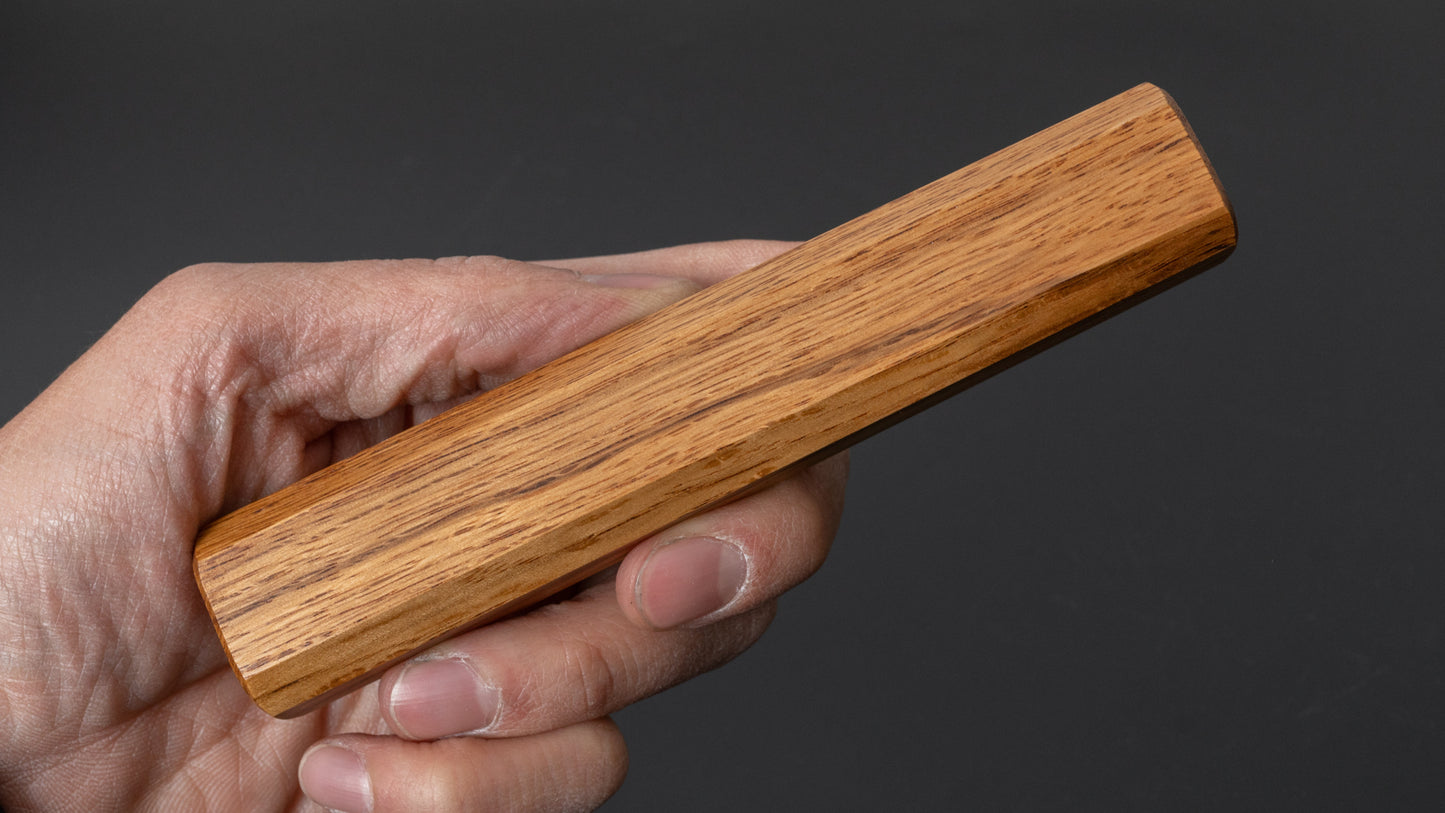 Hitohira KMT Lacquered Mono Oak Handle Natural (Gyuto/ Santoku/ Nakiri)