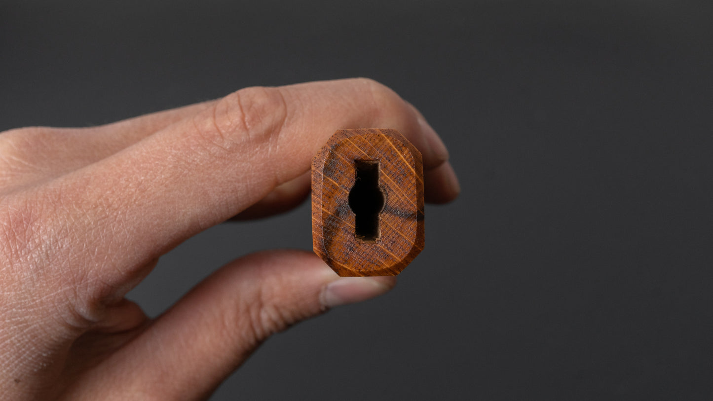 Hitohira KMT Lacquered Mono Oak Handle Natural (Gyuto/ Santoku/ Nakiri)