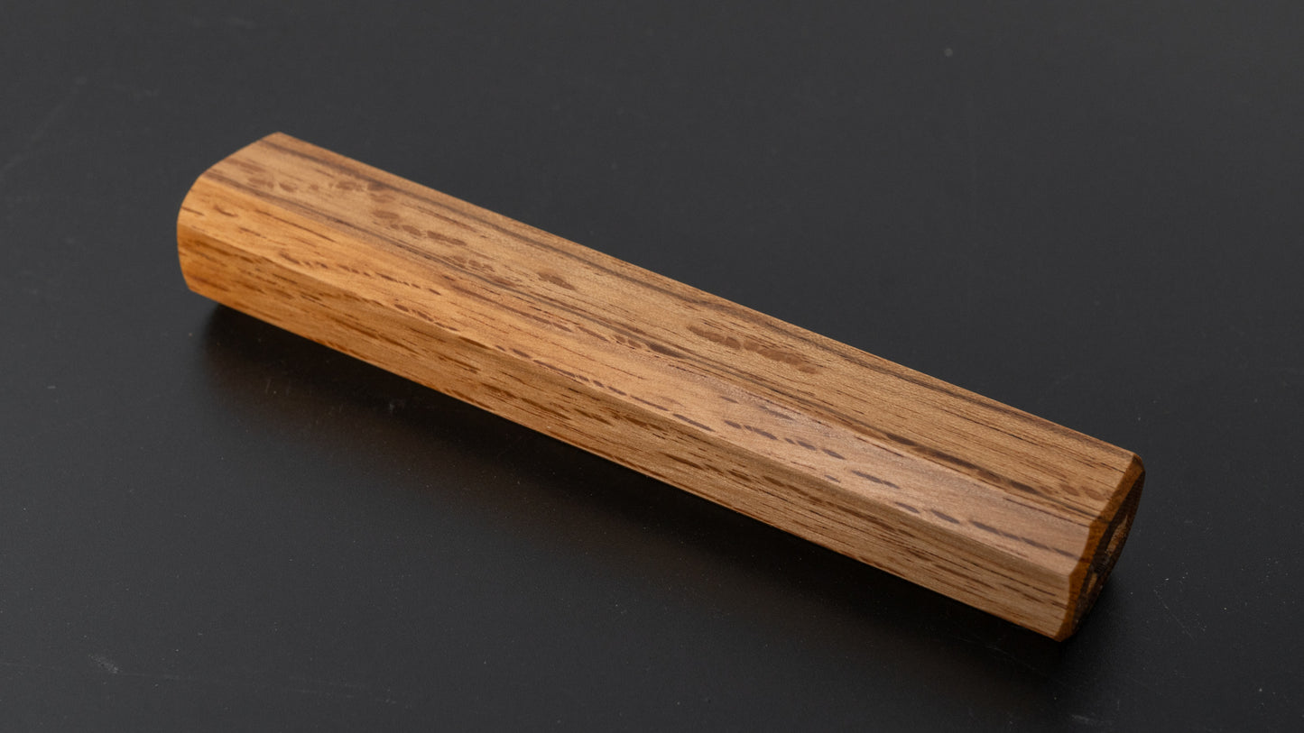 Hitohira KMT gelakt mono-eiken handvat naturel (Santoku/ Nakiri)