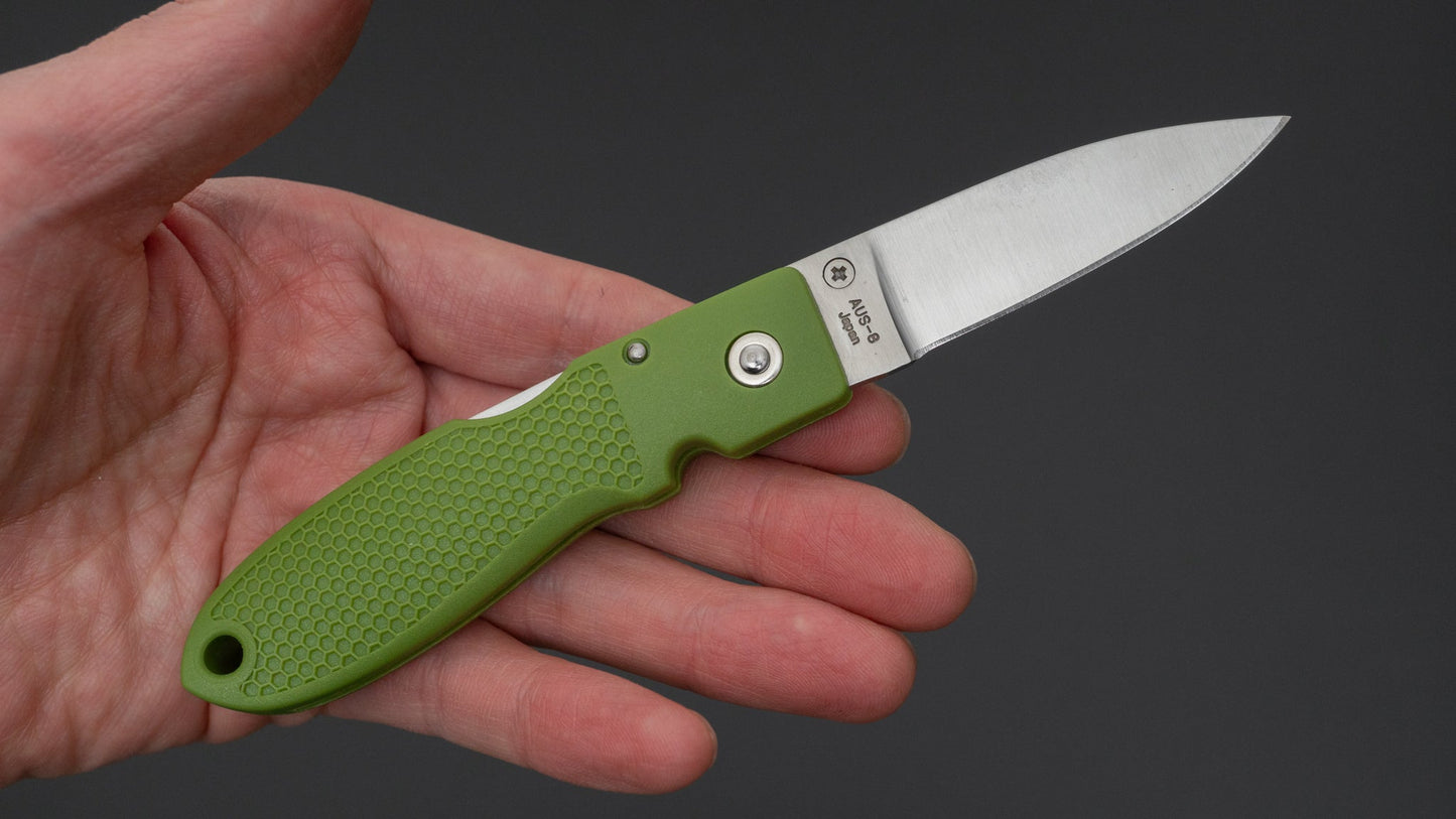MOKI Coupe Folding Knife Grilon Handle (Olive Green)