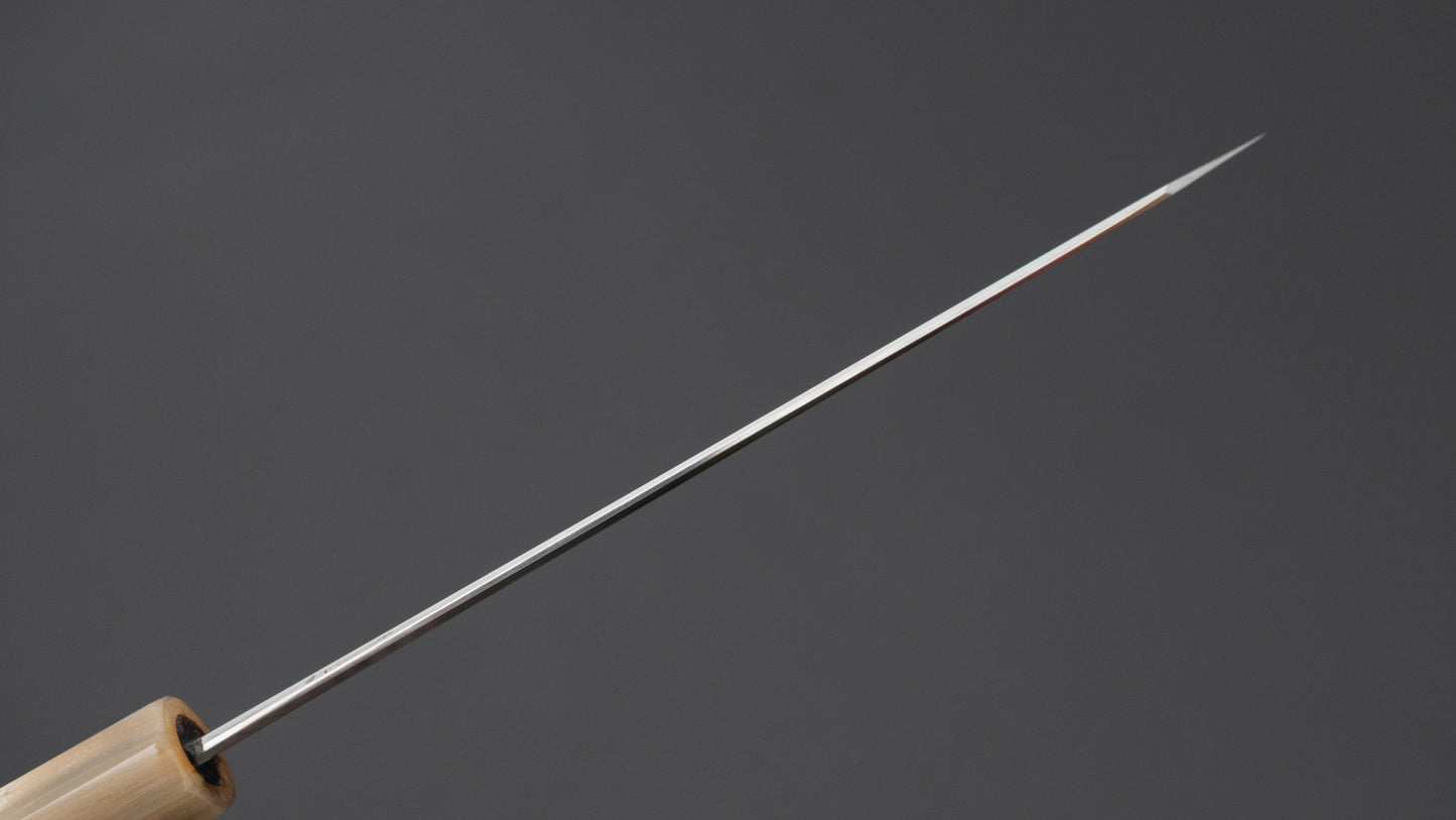 Tetsujin Silver #3 Kasumi Kiritsuke Petty 165mm Taihei Makassar Ebony Handle