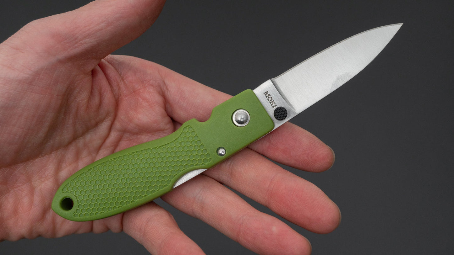 MOKI Coupe Folding Knife Grilon Handle (Olive Green)