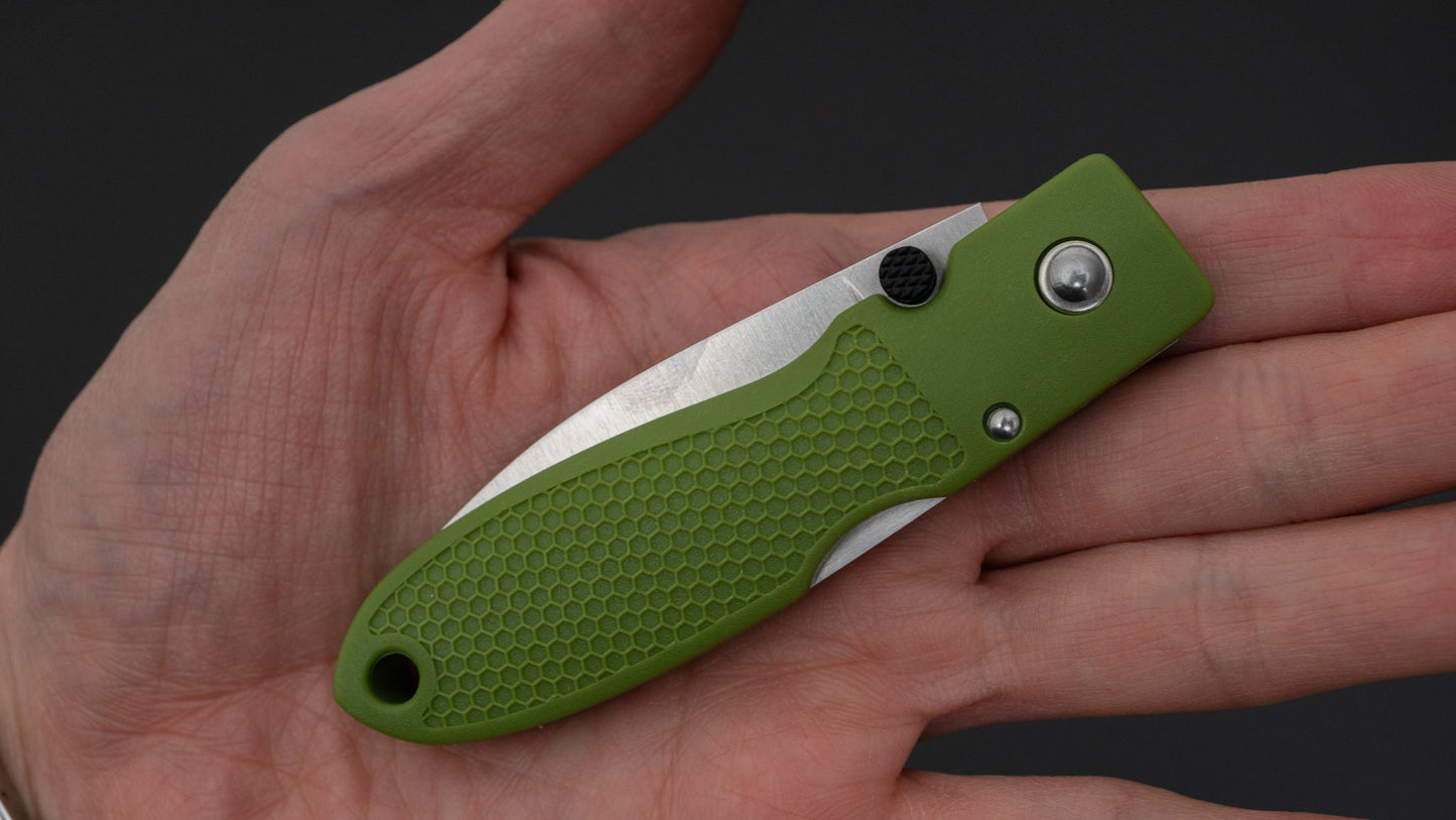 MOKI Coupe Folding Knife Grilon Handle (Olive Green)