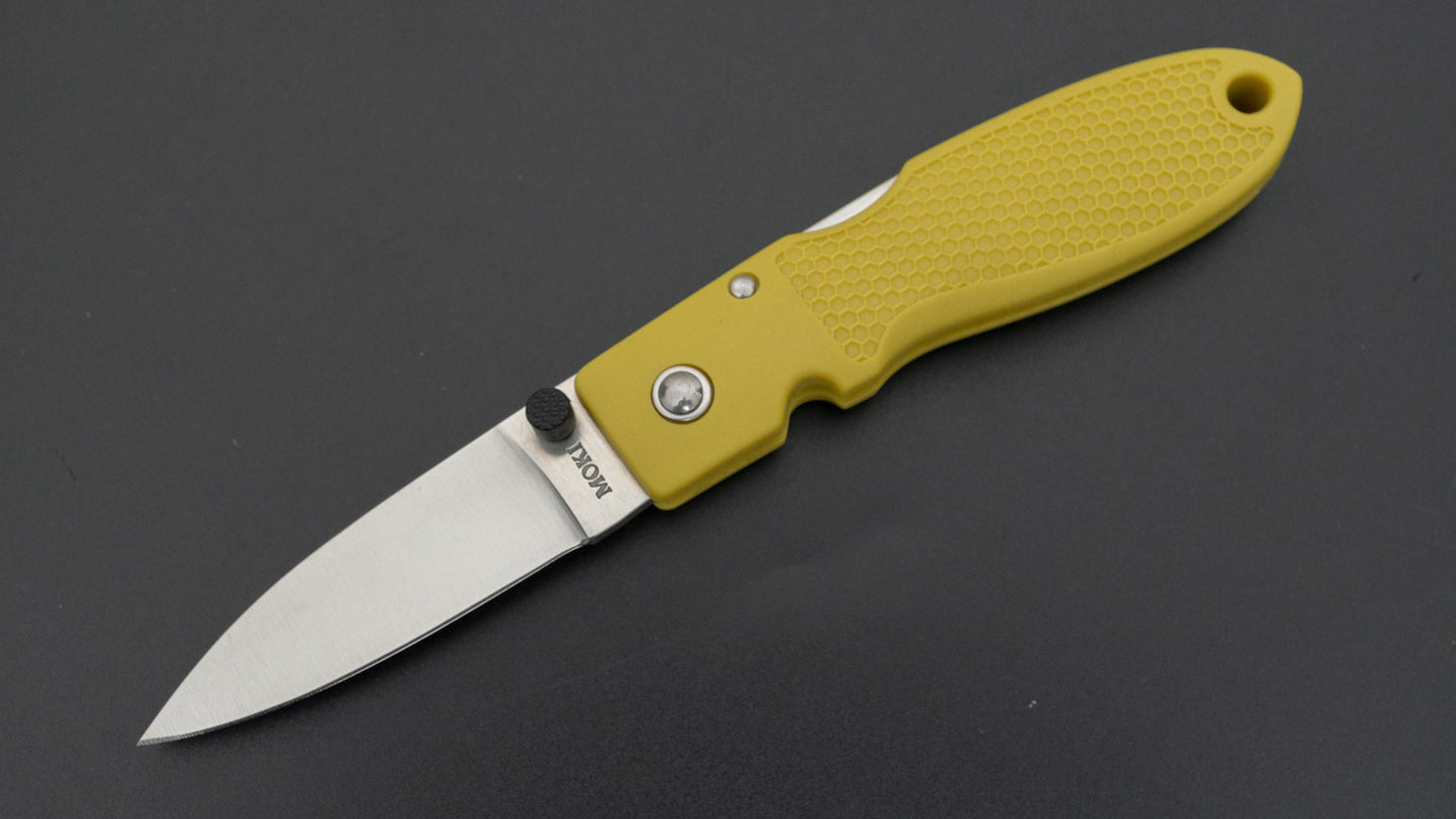 MOKI Coupe Folding Knife Grilon Handle (Mustard Yellow)