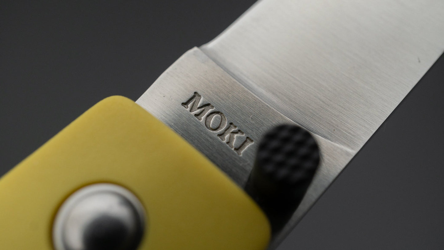 MOKI Coupe Folding Knife Grilon Handle (Mustard Yellow)