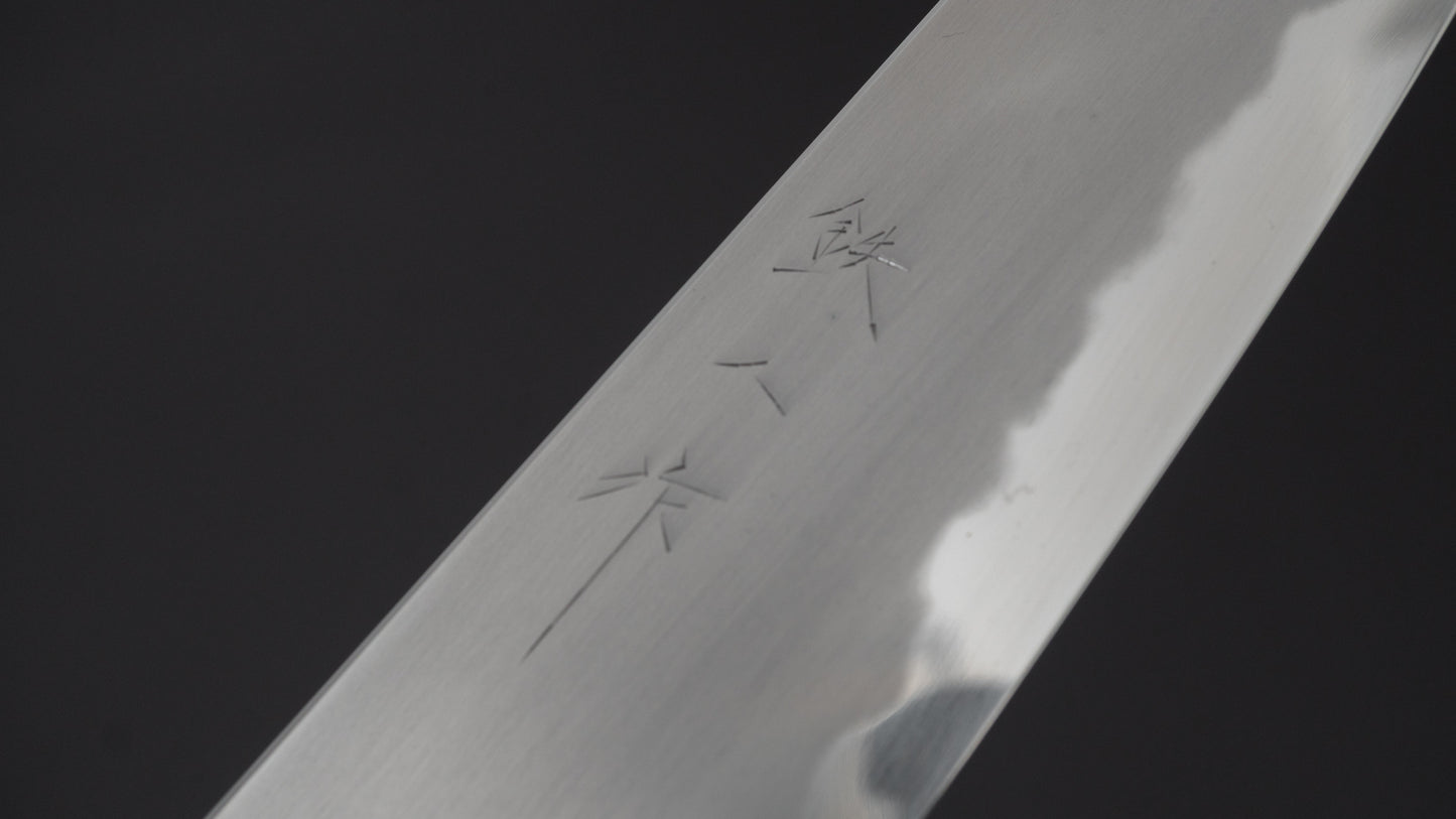 Tetsujin Blue #2 Kasumi Kiritsuke Gyuto 180 mm Taihei palissander handvat