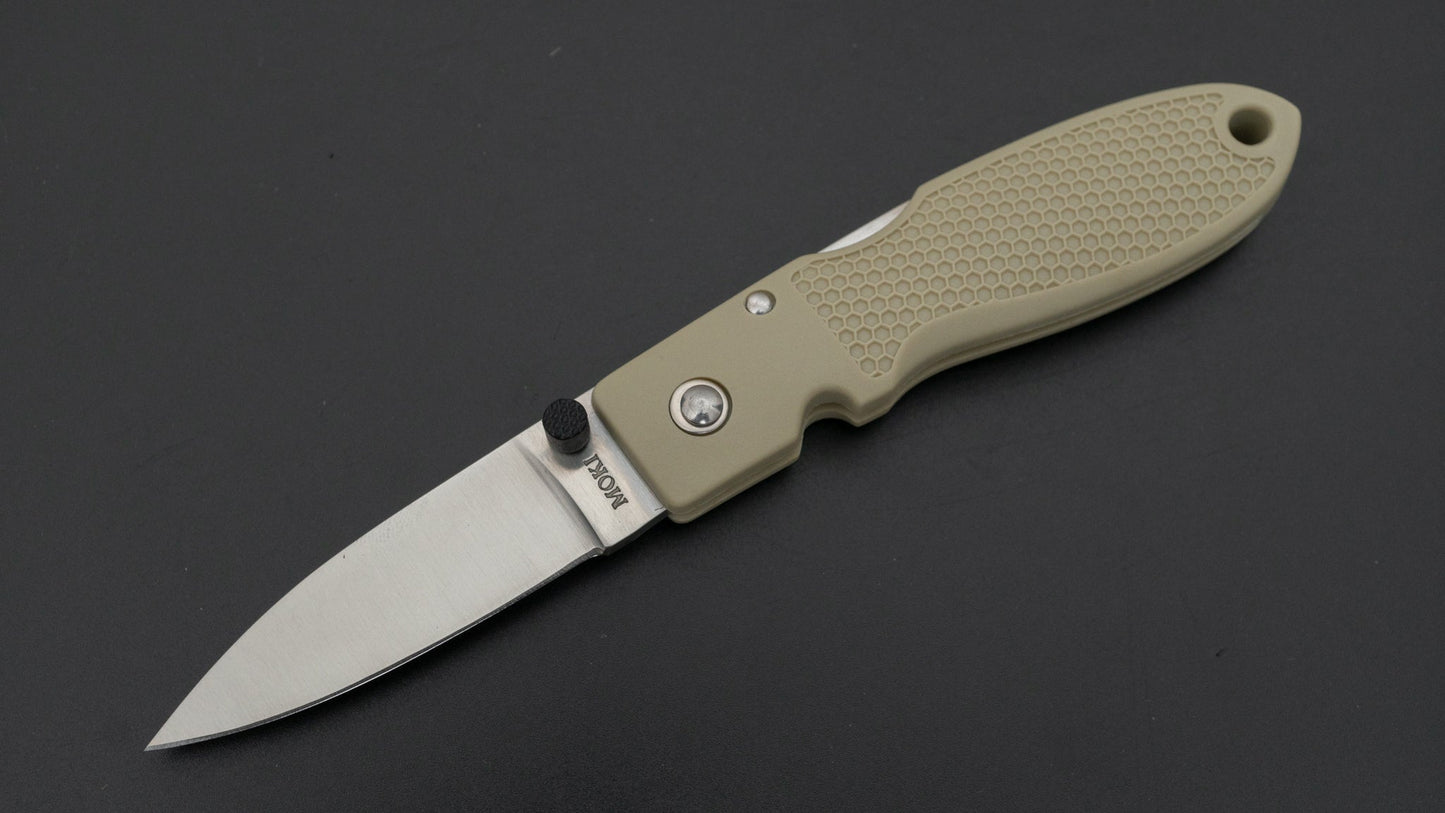 MOKI Coupe Folding Knife Grilon Handle (Sand Beige)