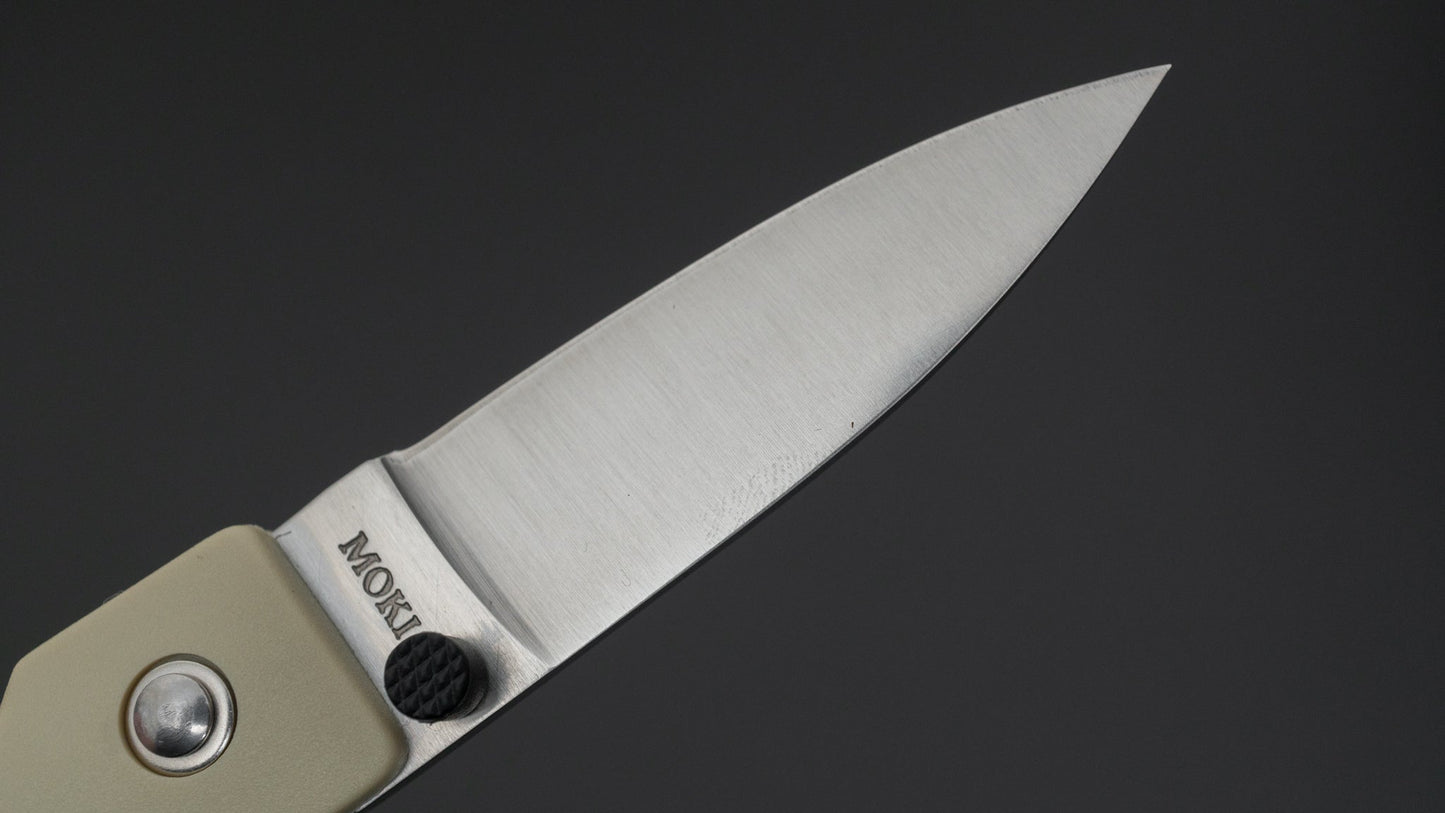 MOKI Coupe Folding Knife Grilon Handle (Sand Beige)