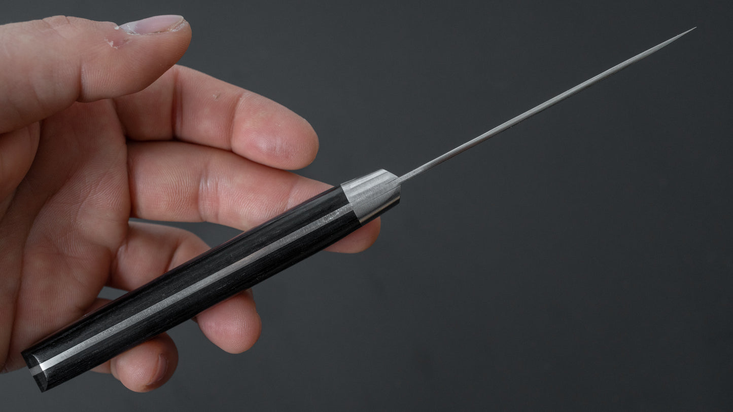 Hitohira Imojiya ST Tsuchime Damascus Paring Pakka-handvat (Yo)