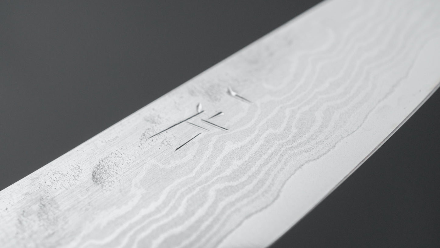 Hitohira Imojiya ST Tsuchime Damascus Paring Pakka-handvat (Yo)